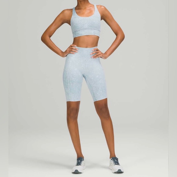 lululemon athletica Pants - NWT - Lululemon Fast and Free HR Short 10” in City Grit White Blue Fog